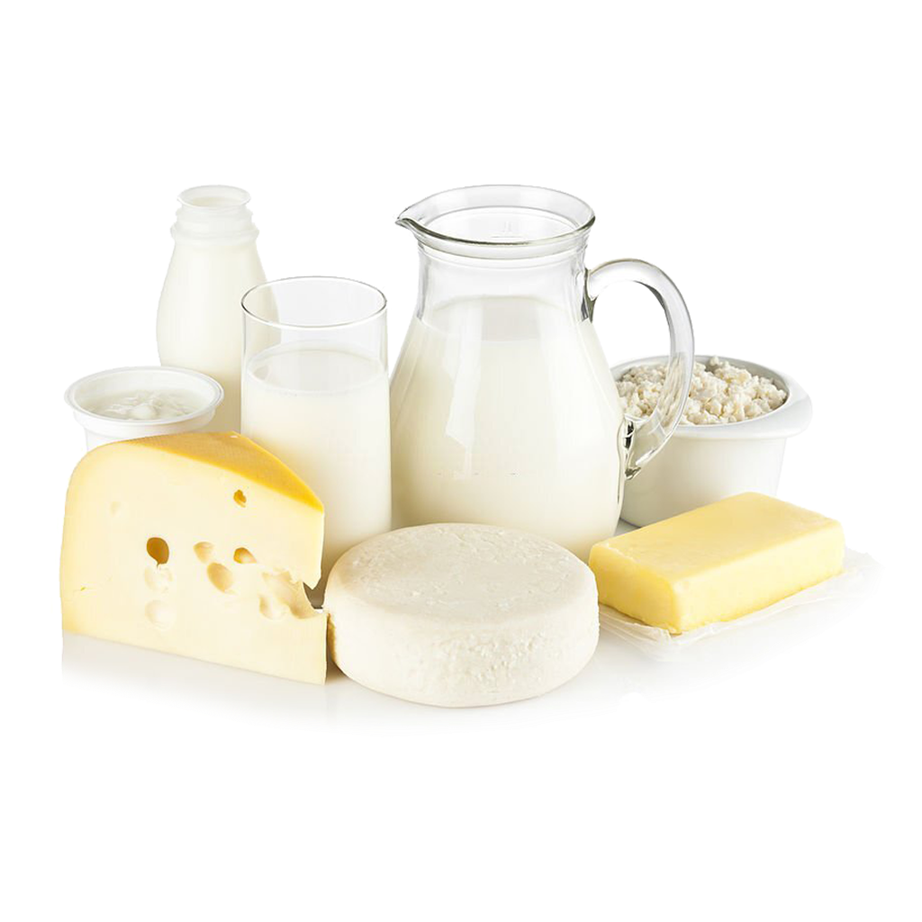 Bơ, phô mai, trứng, sữa
